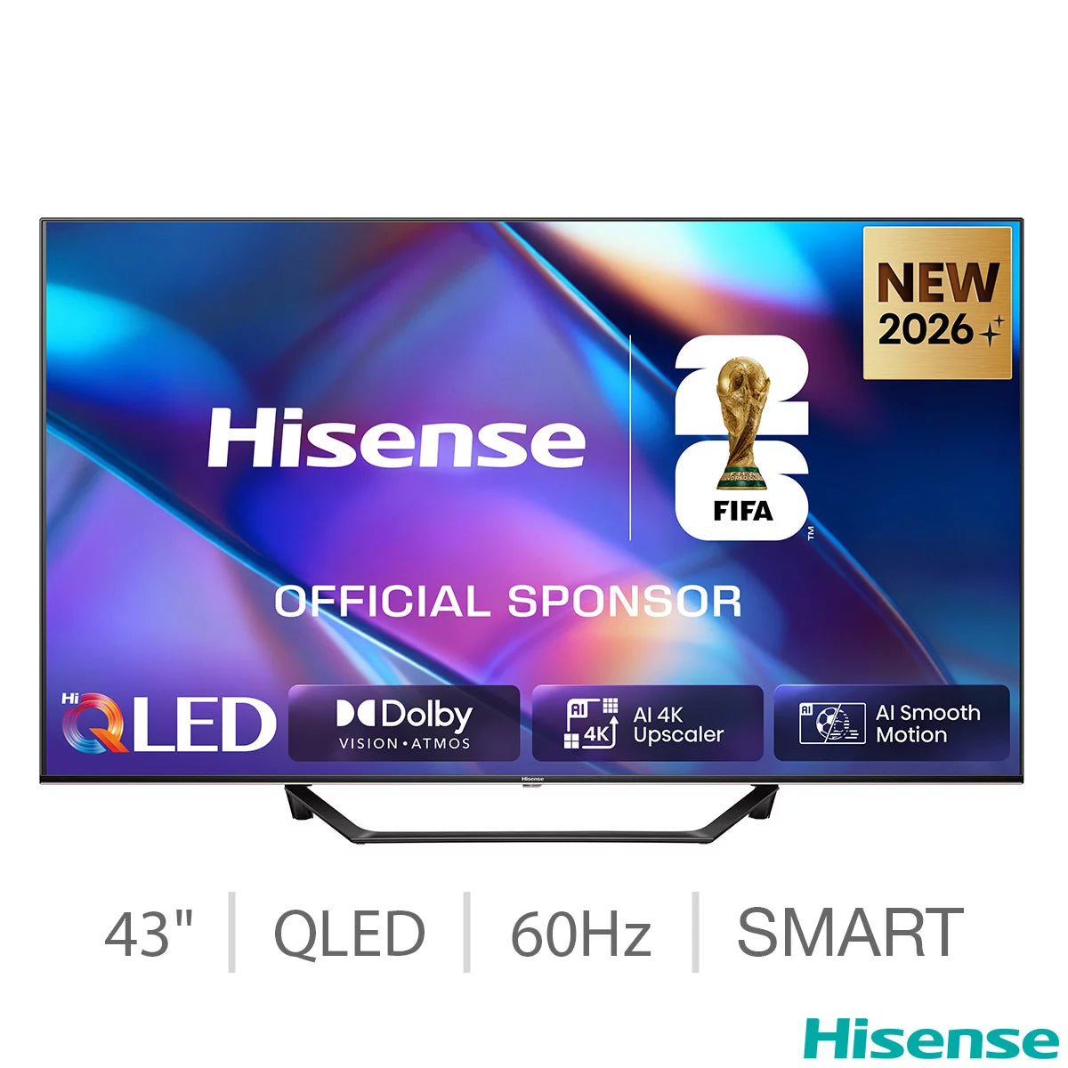 Hisense 43A7STUK 43 Inch QLED HD Smart TV