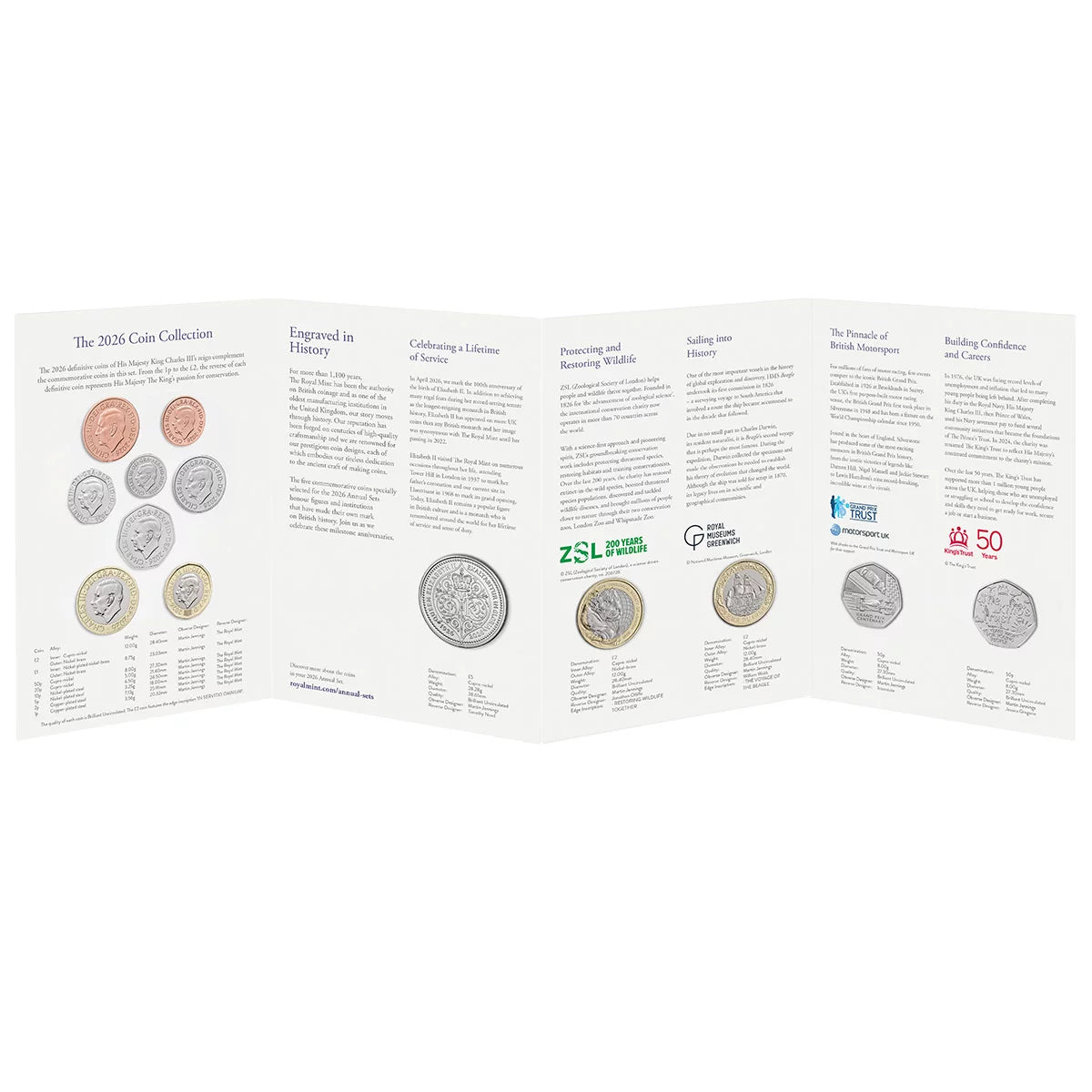 The 2026 United Kingdom Brilliant Uncirculated Annual Coin Set, view 2