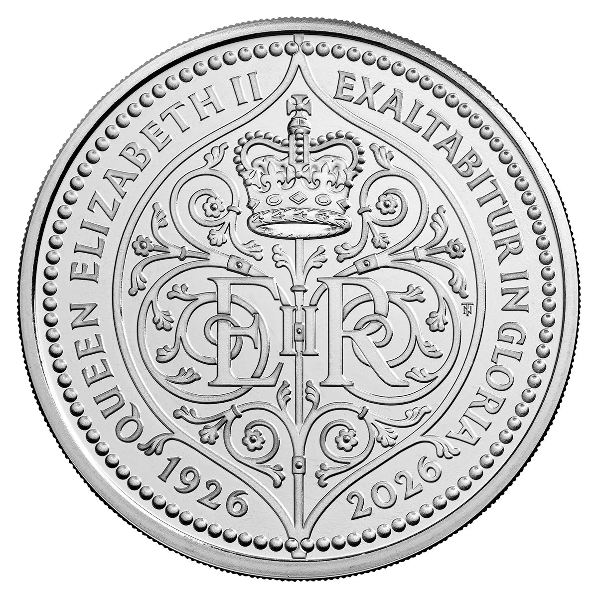 100th Anniversary of the Birth of Queen Elizabeth II 2026 UK £5 Silver Proof Coin, view 2