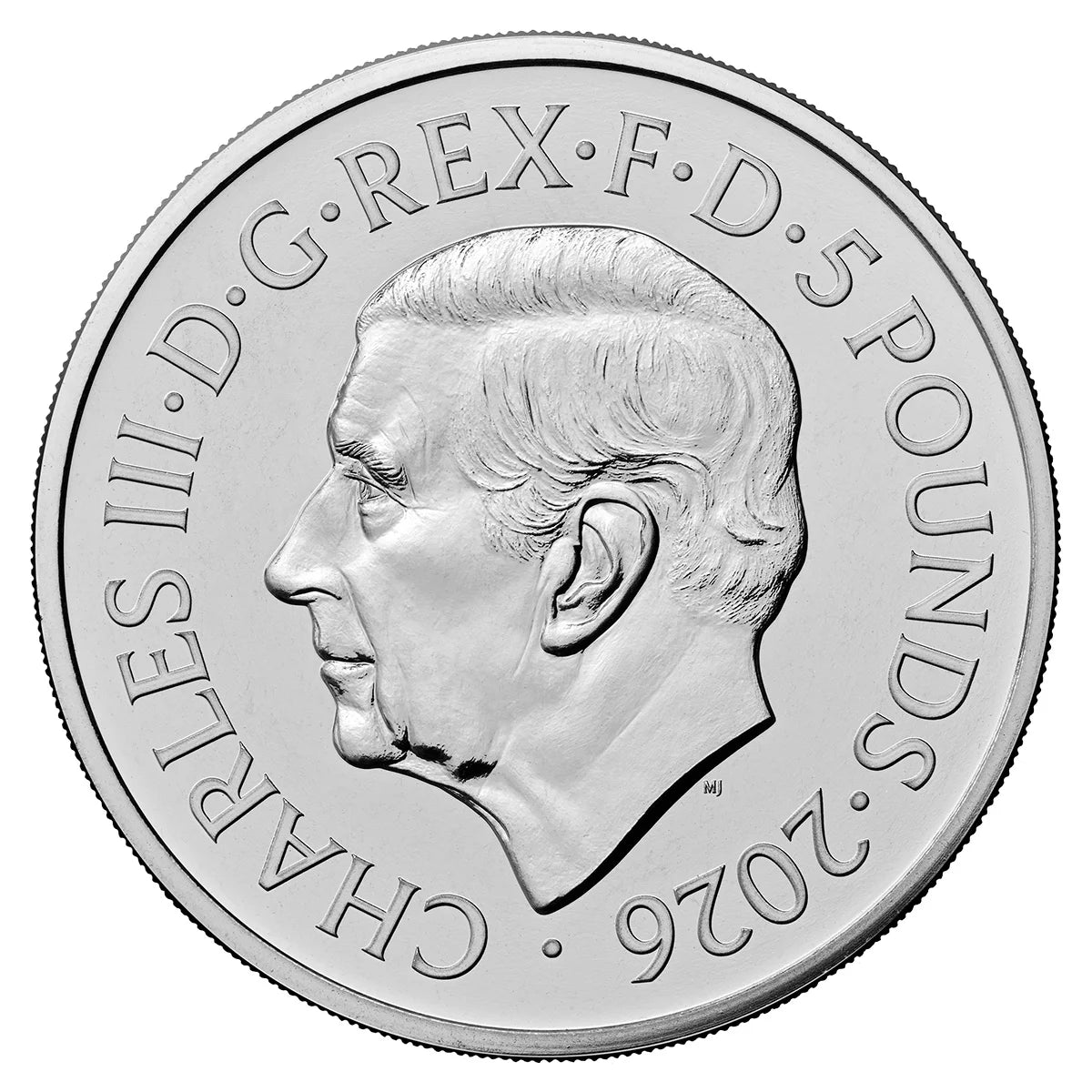 100th Anniversary of the Birth of Queen Elizabeth II 2026 UK £5 Silver Proof Coin, view 3