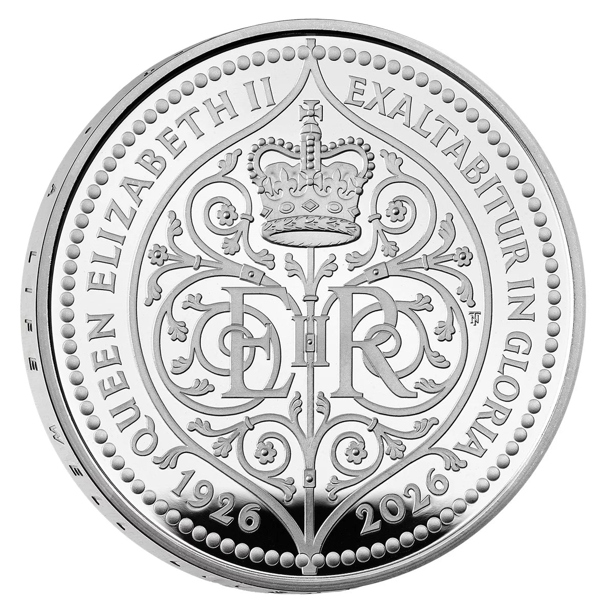 100th Anniversary of the Birth of Queen Elizabeth II 2026 UK £5 Silver Proof Coin, view 4