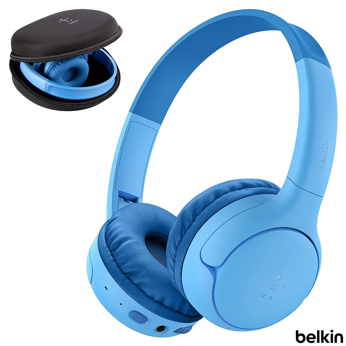 Belkin Soundform Mini 2 Wireless Kids Headphones with Travel Case, view 9