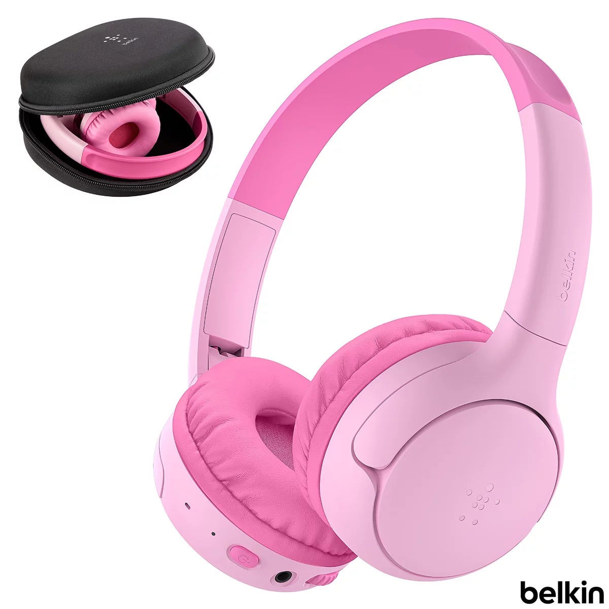 Belkin Soundform Mini 2 Wireless Kids Headphones with Travel Case, view 17