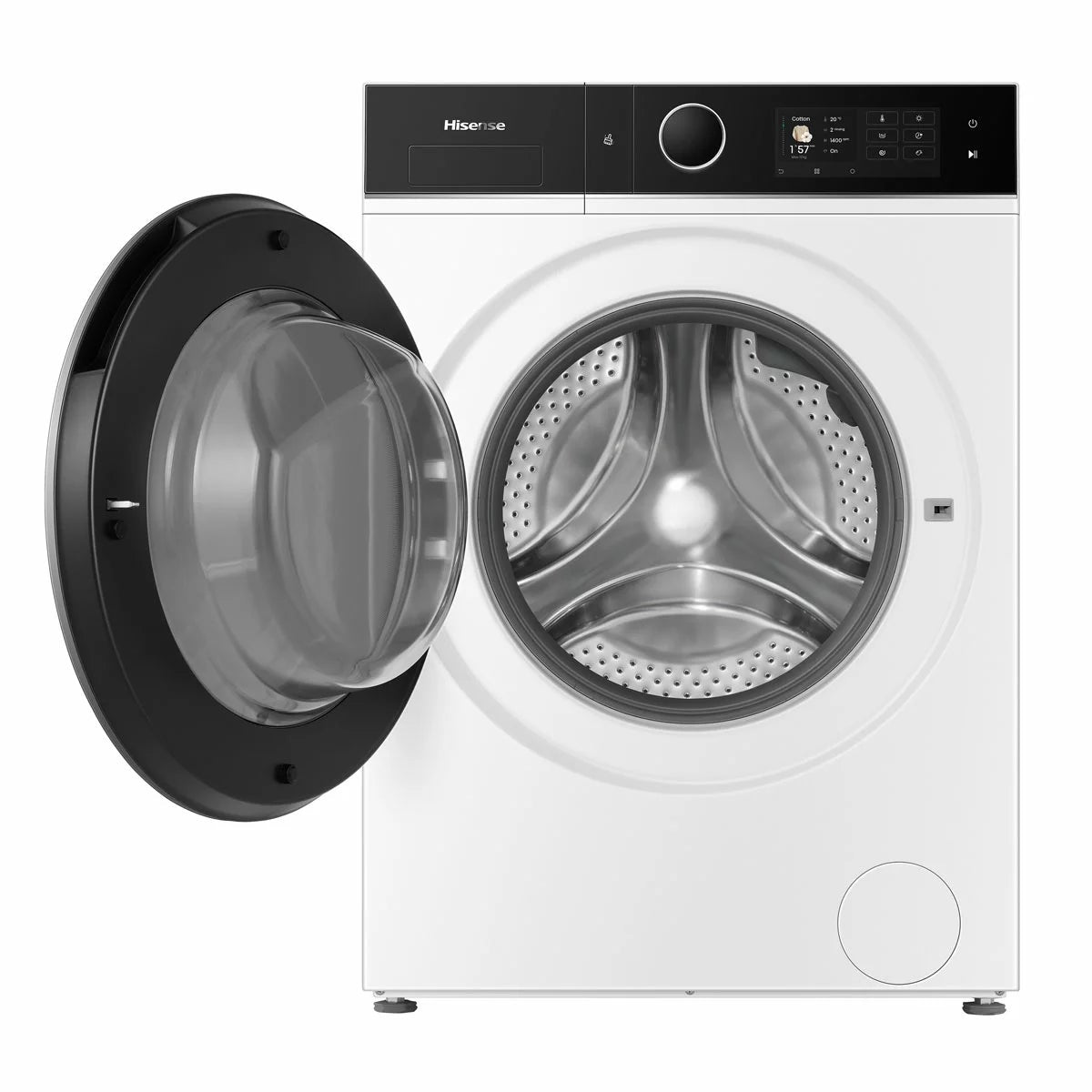 Hisense KitchenFit 5i Series WD5I1245BWRH 12kg / 8kg Washer Dryer, A Rated in White, view 2