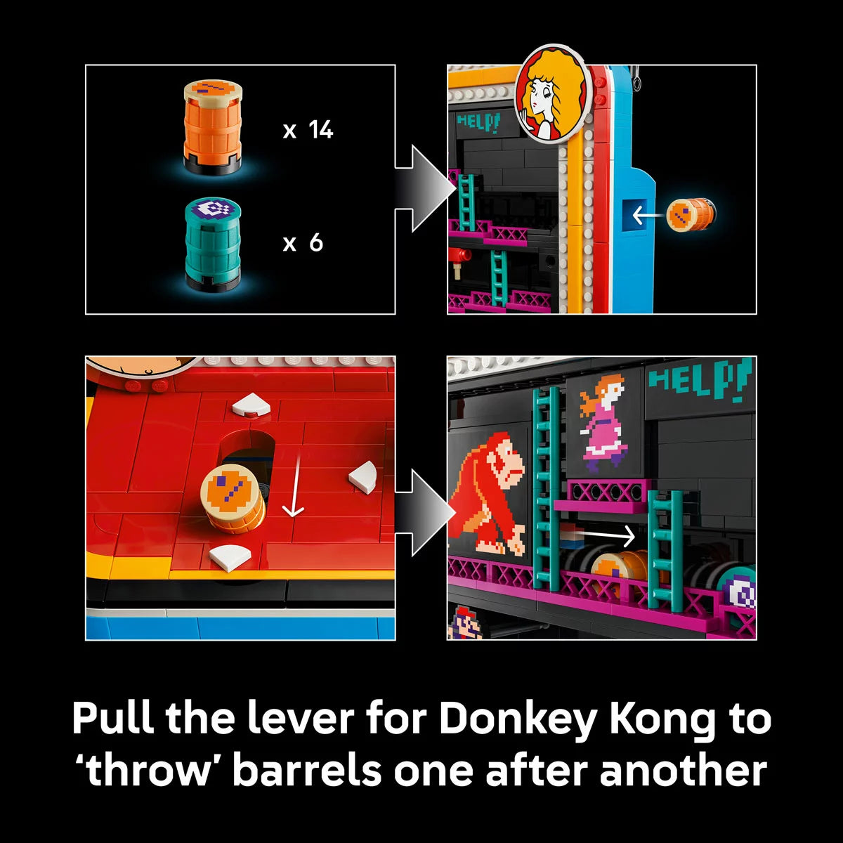 LEGO Super Mario Donkey Kong Arcade - Model 72051 (18+ Years), view 3