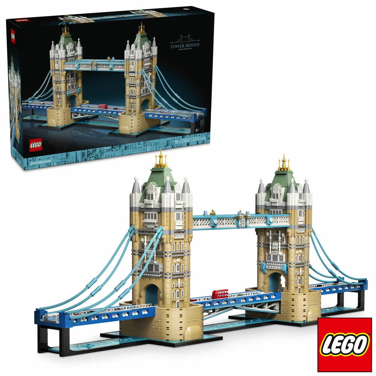 LEGO Architecture Tower Bridge - Model 21067 (18+ Years)