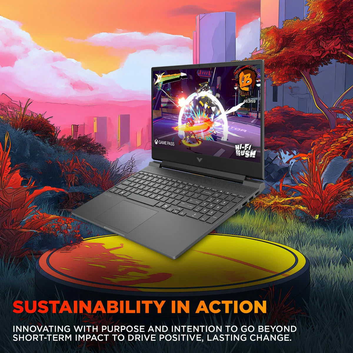 HP Victus, AMD Ryzen 5, 16GB RAM, 1TB SSD, NVIDIA GeForce RTX 5050, 15.6 inch Gaming Laptop, 15-fb3004na, view 4