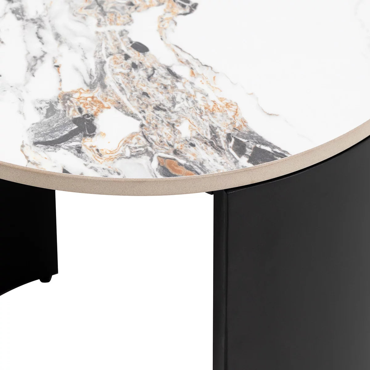 Gallery Marzio White Marble Coffee Table, view 6