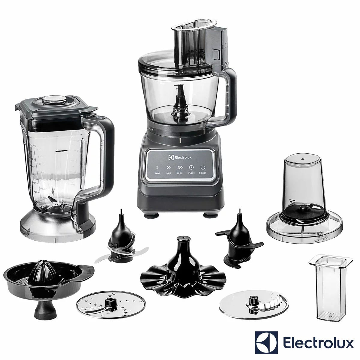 Electrolux SDA2838ELGRY 1000W Multi Food Processor & Blender in Grey