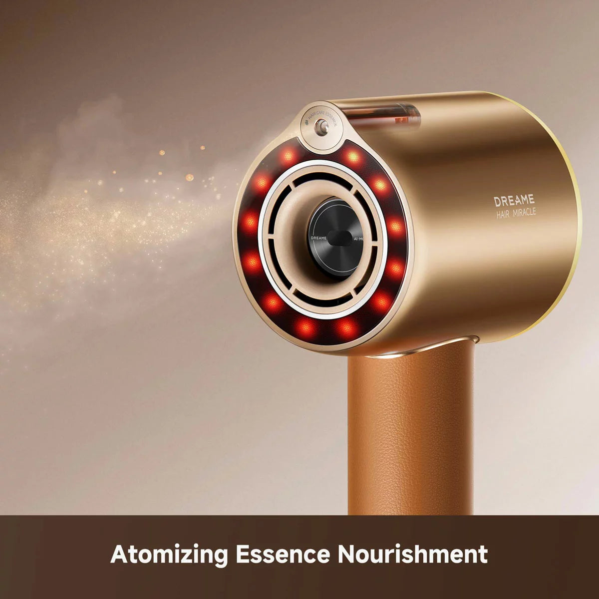 Dreame Miracle Hair Dryer Pro in Gold, view 7