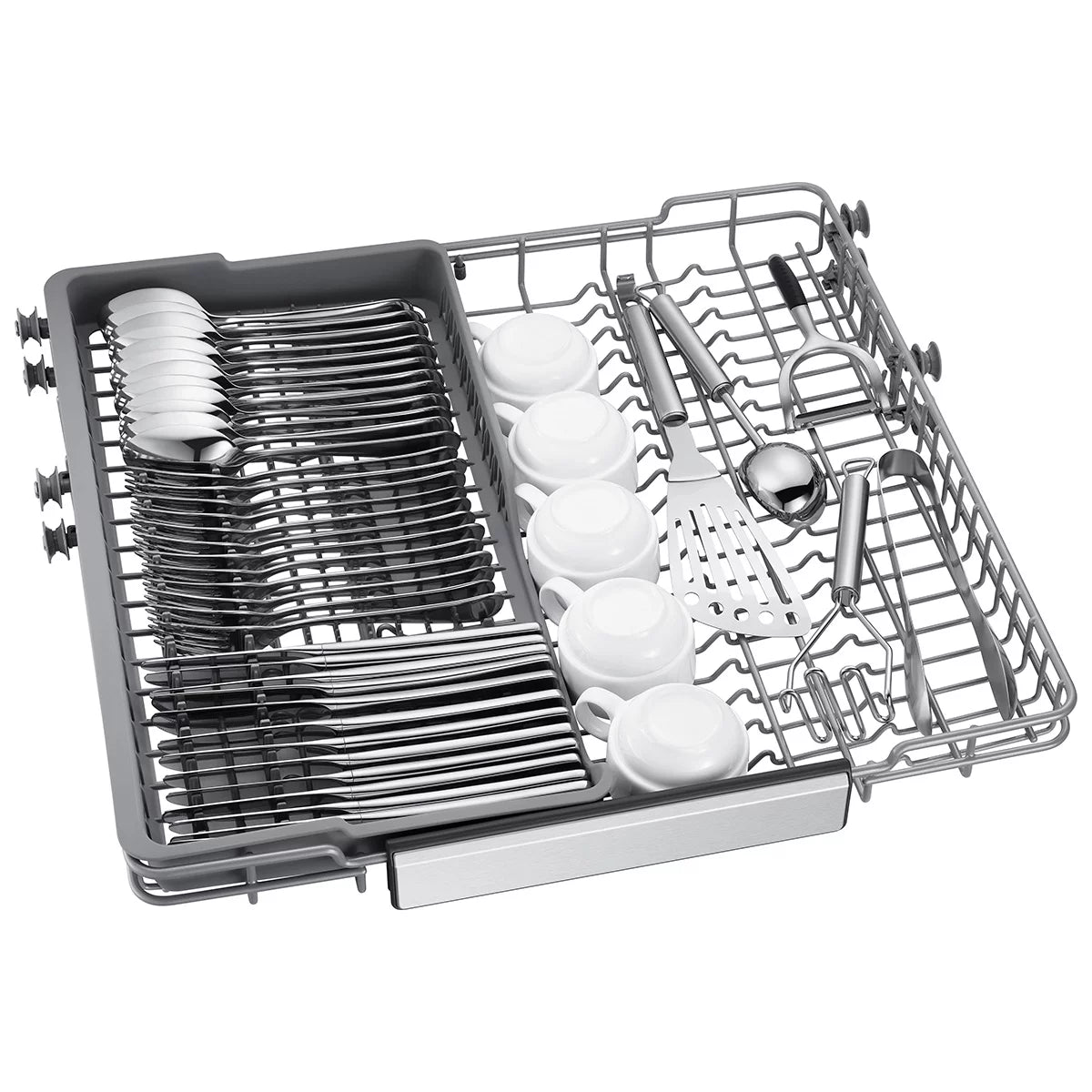 Samsung DW70H73YCFVU4 Series 7 Dishwasher, C Rated in White, view 5