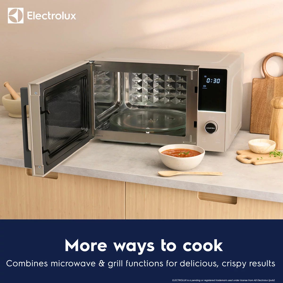 Electrolux 25L Combination Microwave, view 3