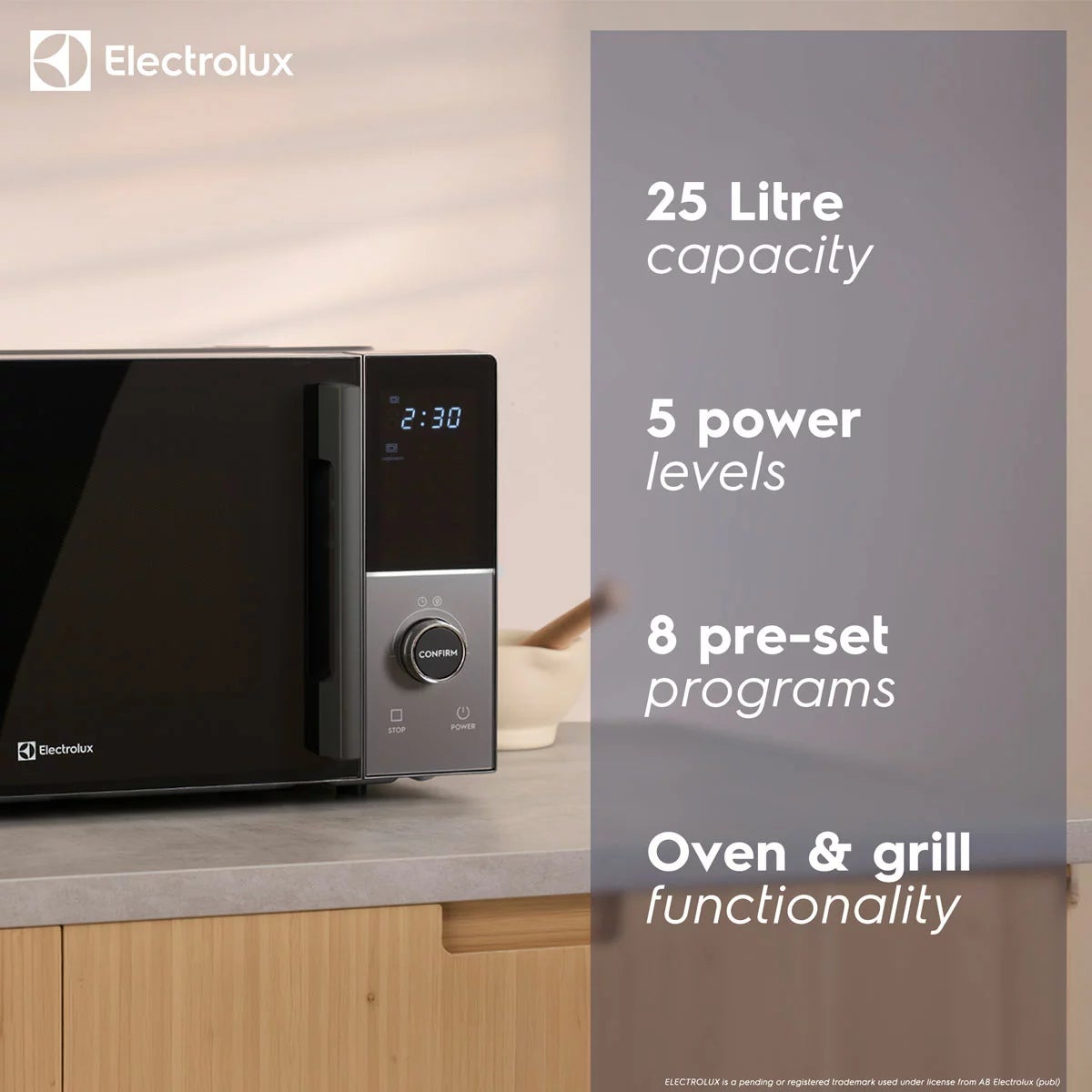 Electrolux 25L Combination Microwave, view 6