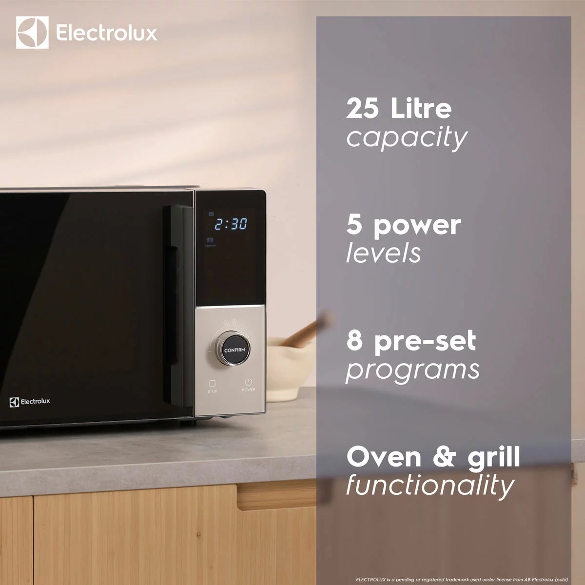 Electrolux 25L Combination Microwave, view 12