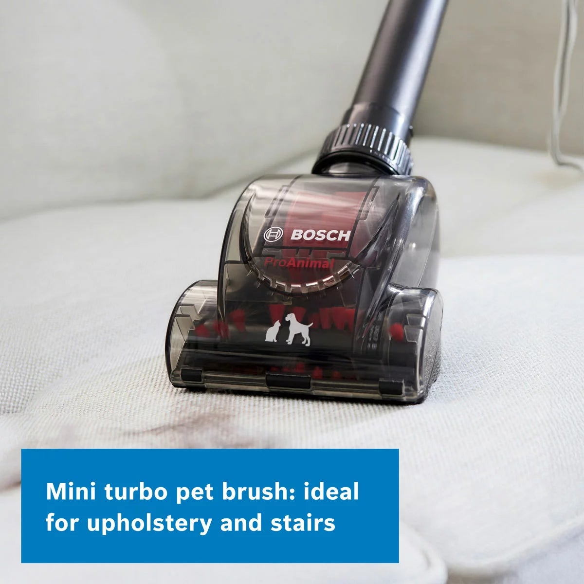 Bosch BGL6POWGB Series 6 Pro Power Bagged Cylinder Vacuum Cleaner in Black, view 3
