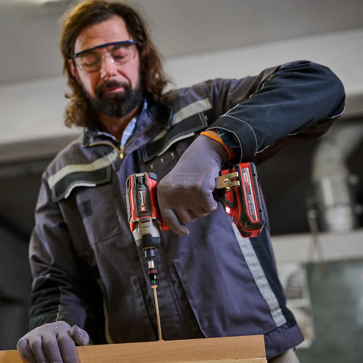 Einhell Professional Brushless Combi Drill & Impact Driver Including 2 x 4.0Ah Batteries And Storage Bag, view 6