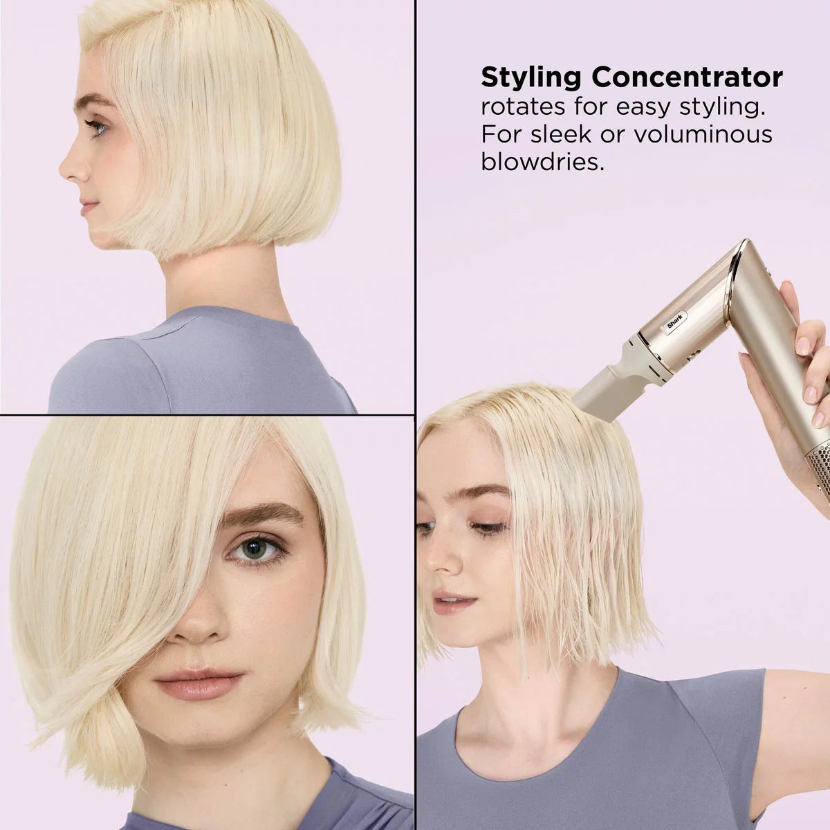 Shark HD436SLUK FlexStyle 4-in-1 Air Styler & Hair Dryer in Stone, view 7