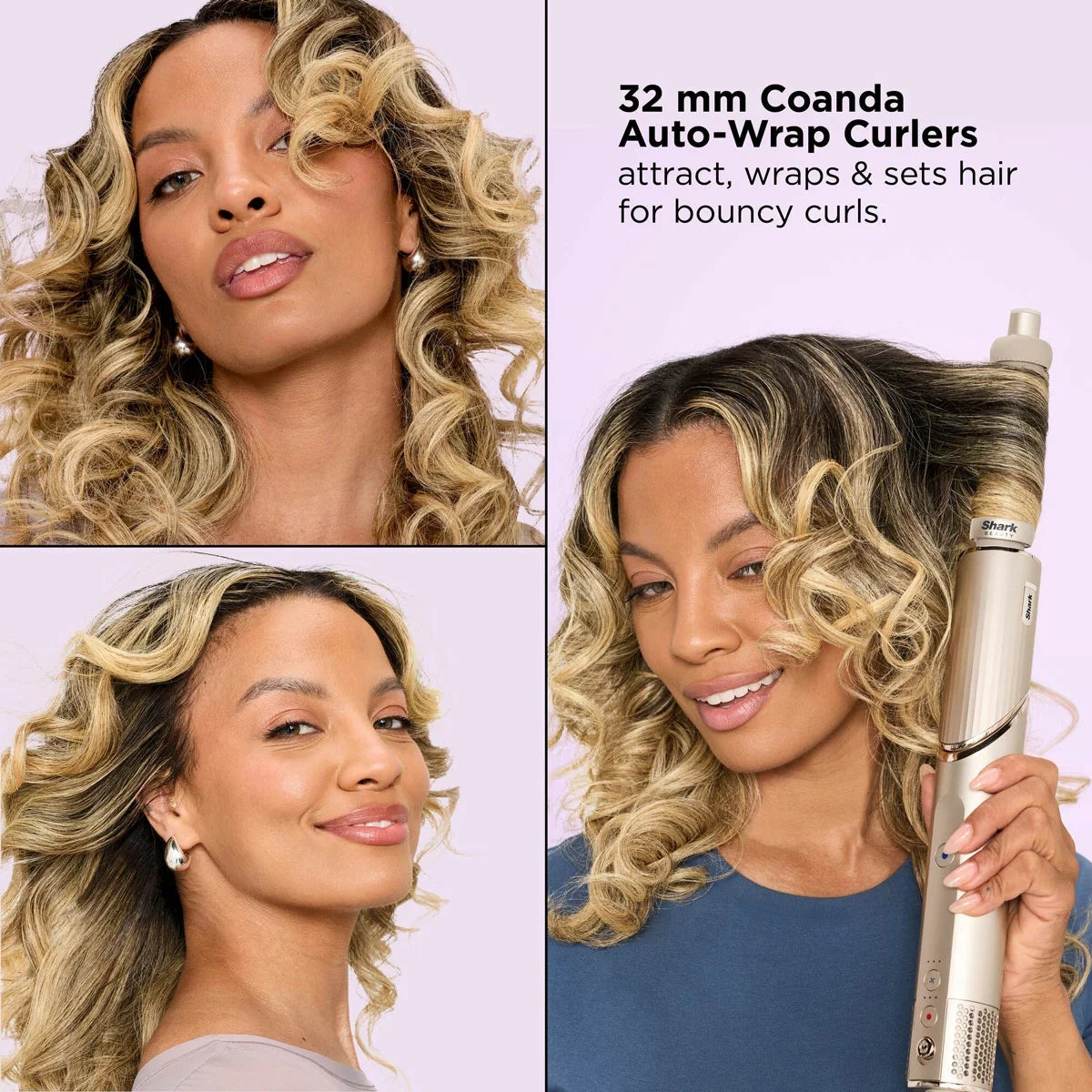 Shark HD436SLUK FlexStyle 4-in-1 Air Styler & Hair Dryer in Stone, view 4
