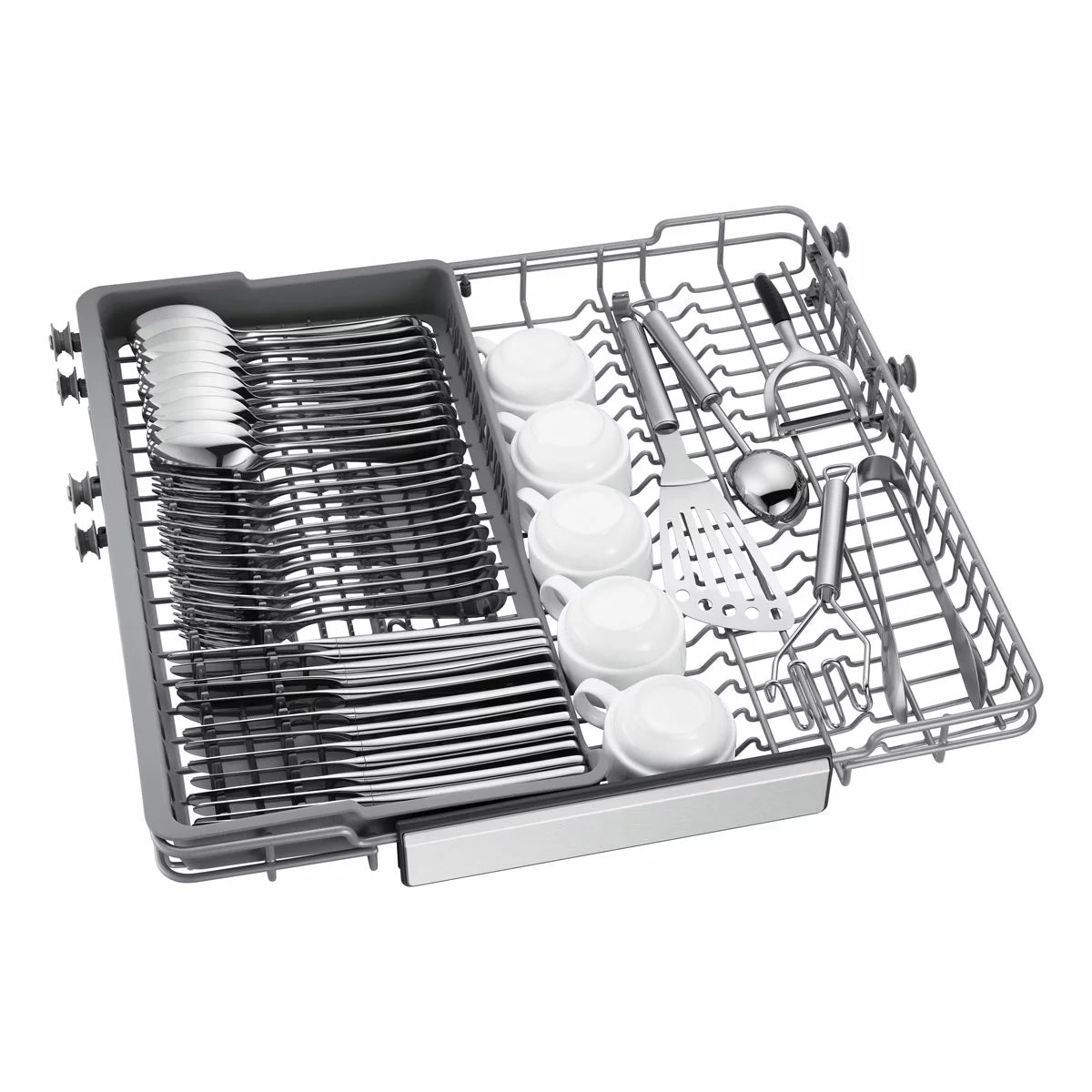 Samsung DW70H73WCB0U4 Integrated Dishwasher, C Rated in White, view 5
