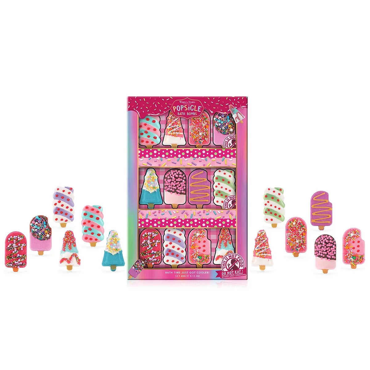 Sugar Rush Popsicle Bath Fizzer, 12 x 60g, view 2