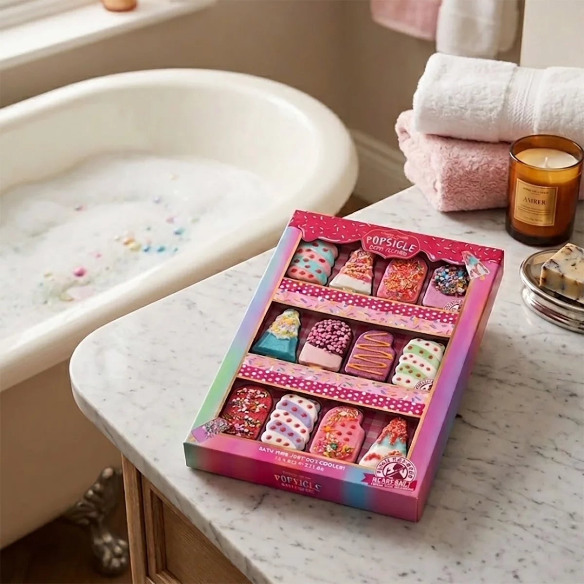 Sugar Rush Popsicle Bath Fizzer, 12 x 60g, view 8