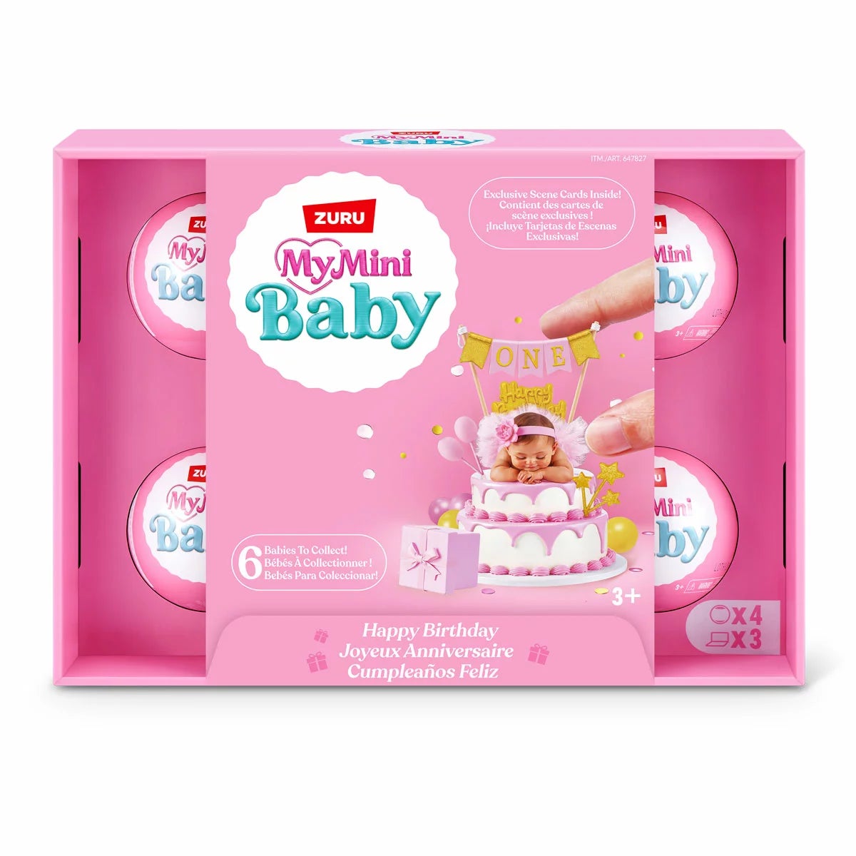 Zuru My Mini Baby - My Birthday - 4 pack (4+ Years), view 2