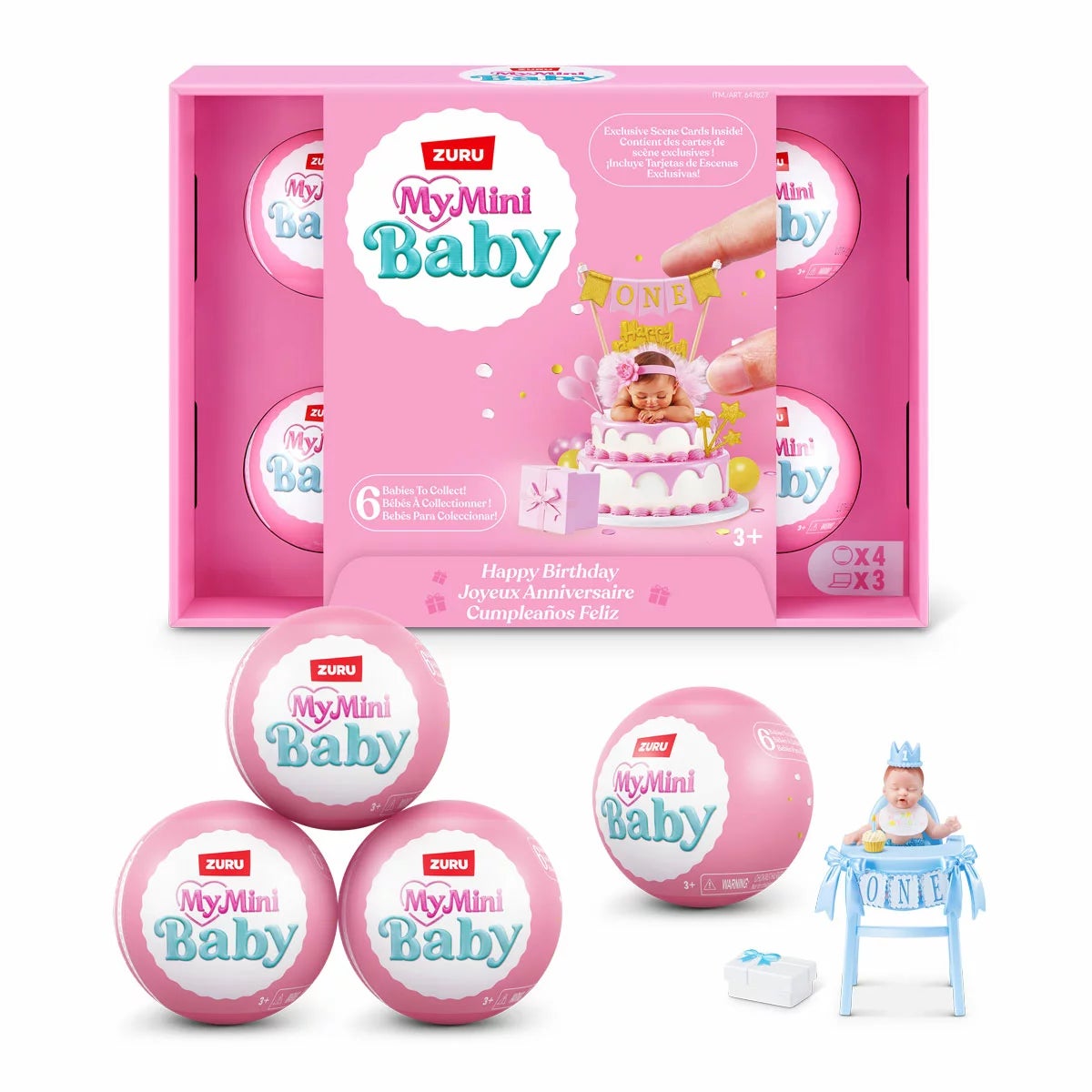 Zuru My Mini Baby - My Birthday - 4 pack (4+ Years)
