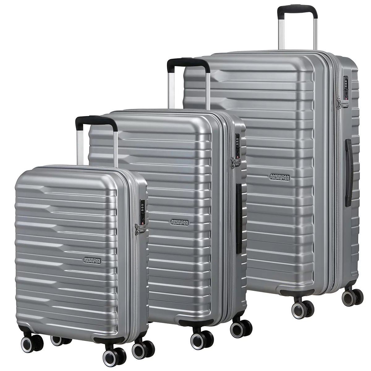 American Tourister Powerstack 3 Piece Luggage Set Spinner Case, view 3