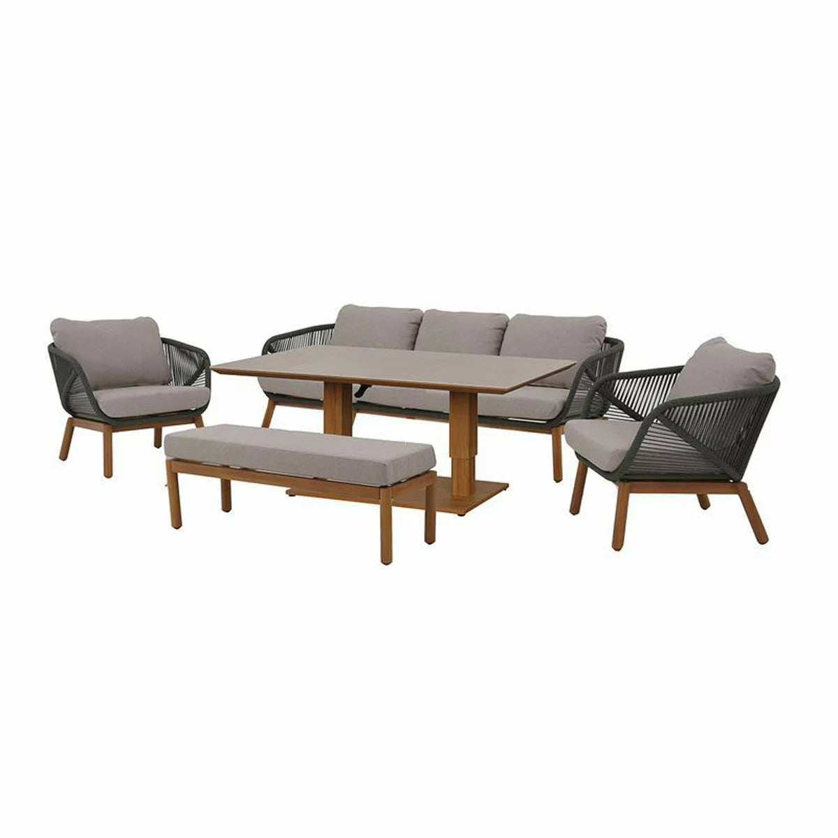 Bramblecrest Helsinki 5 Piece Deep Seating Dining, view 5