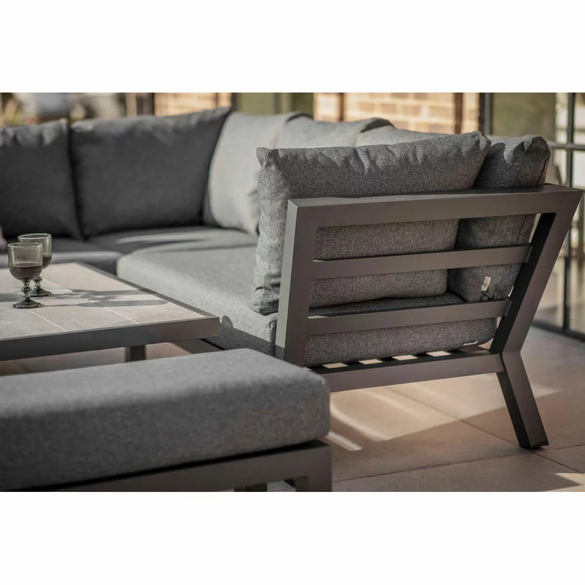 Bramblecrest San Marino 4 Piece Deep Seating Corner Patio Set, view 3