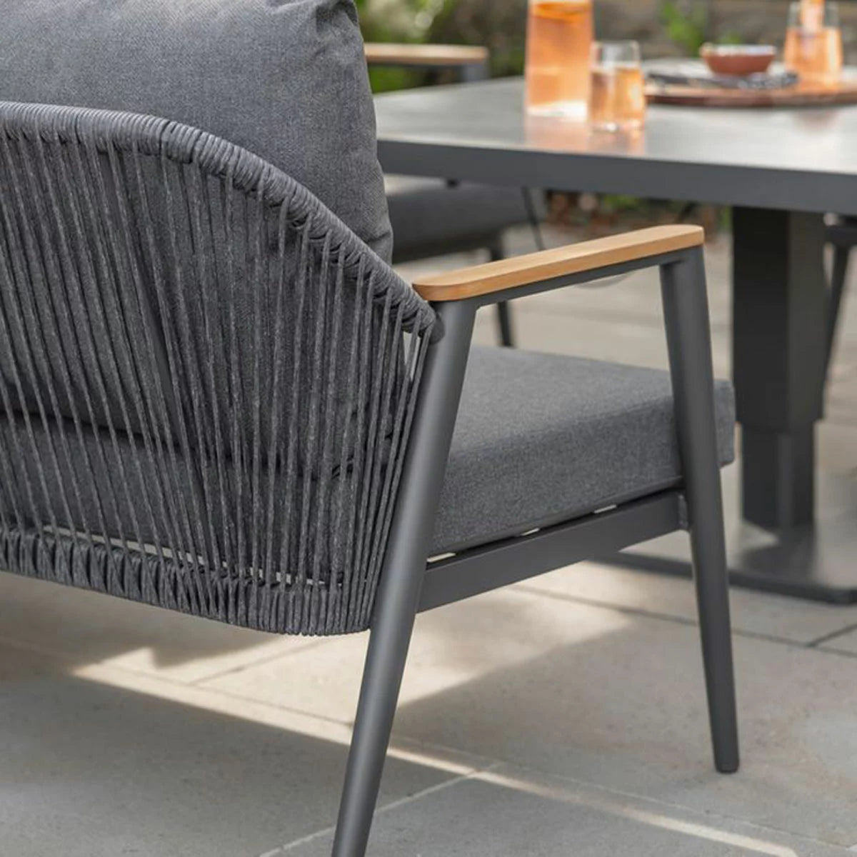 Bramblecrest Antibes 4 Piece Deep Seating Corner Patio Set, view 5