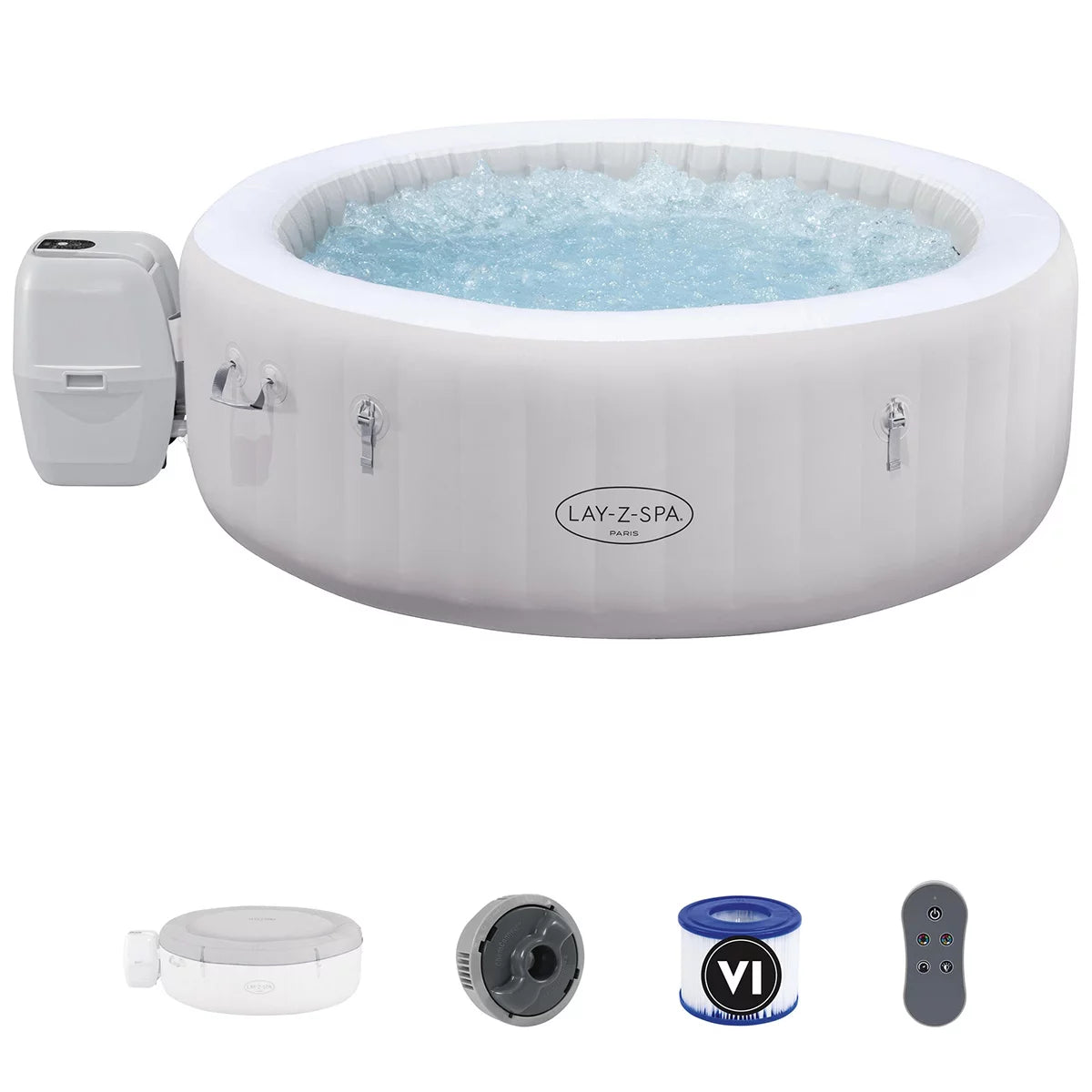 Lay-Z-Spa Paris Luxe 140 AirJet, 4 Person Inflatable Spa, view 4