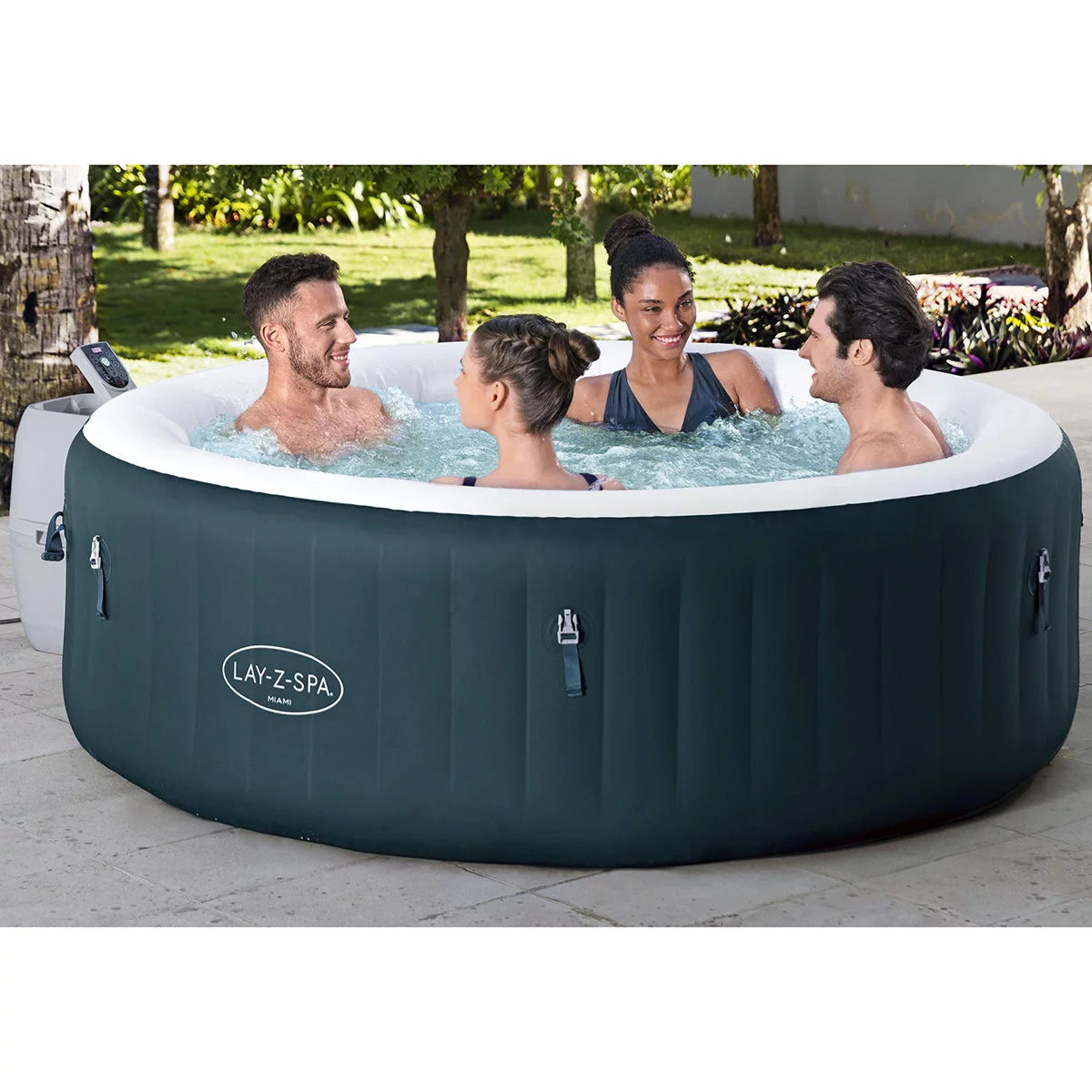 Lay-Z-Spa New York 140 AirJet, 6 Person Inflatable Spa