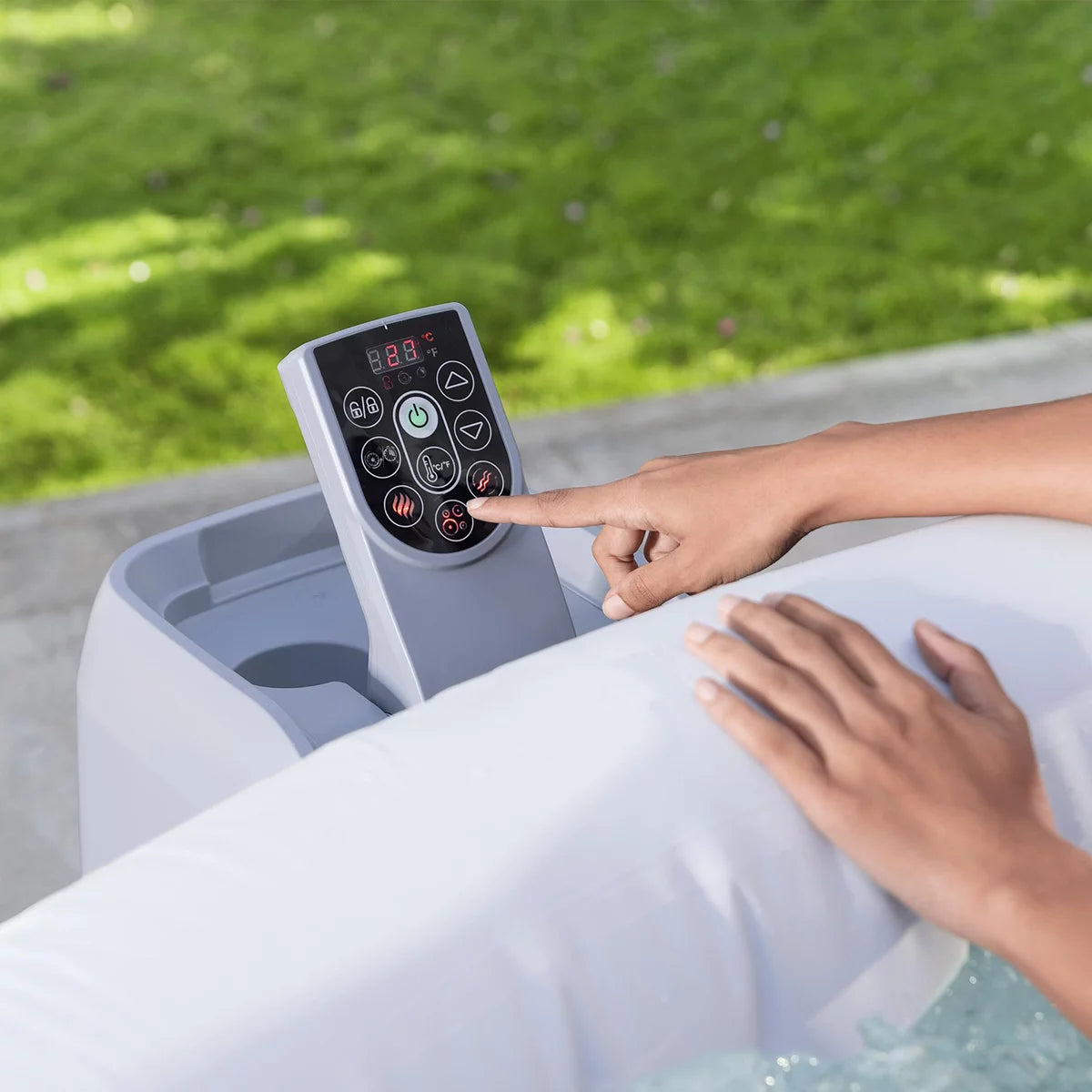 Lay-Z-Spa New York 140 AirJet, 6 Person Inflatable Spa, view 4