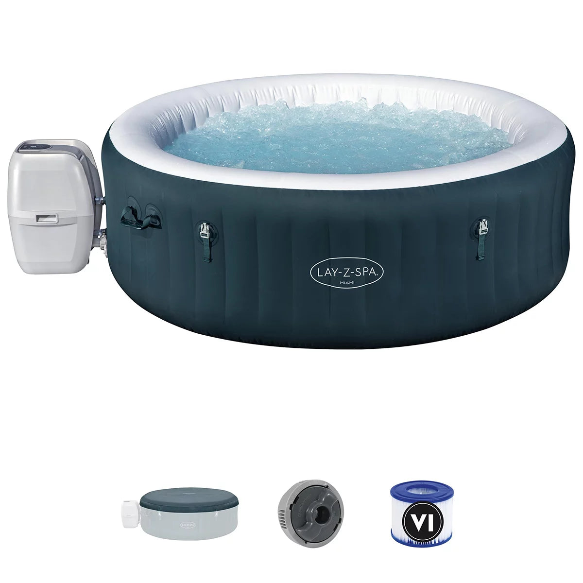 Lay-Z-Spa New York 140 AirJet, 6 Person Inflatable Spa, view 5