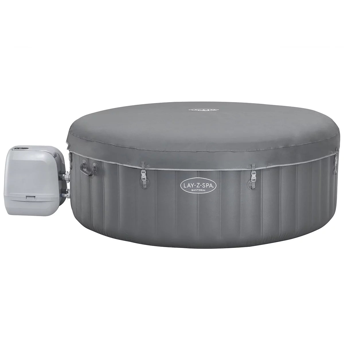 Lay-Z-Spa Santorini MaxHold EnergySense Smart Luxe HydroJet Pro, 7 Person Inflatable Spa, view 6