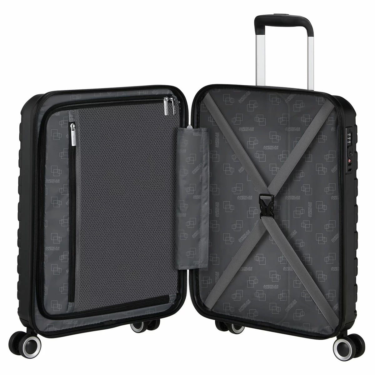 American Tourister Powerstack 3 Piece Luggage Set Spinner Case, view 10