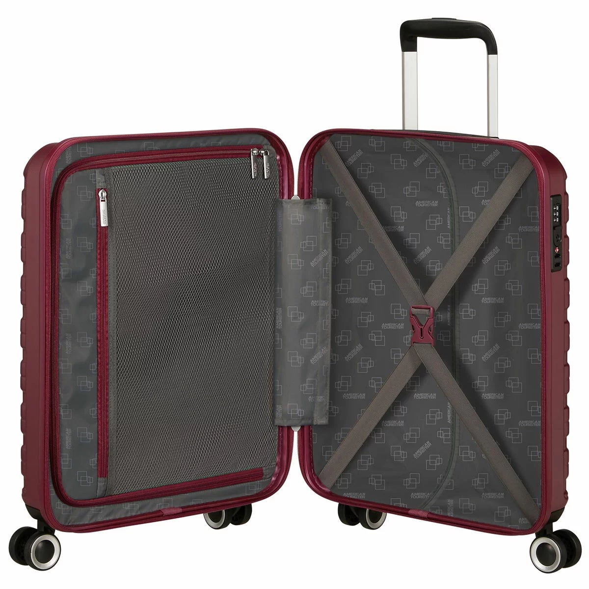 American Tourister Powerstack 3 Piece Luggage Set Spinner Case, view 18