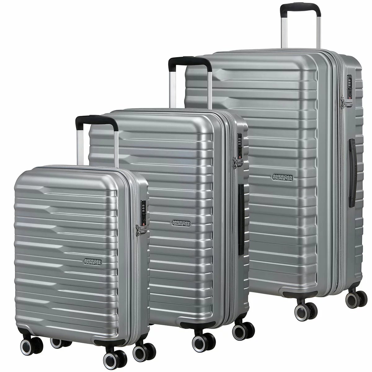 American Tourister Powerstack 3 Piece Luggage Set Spinner Case, view 21