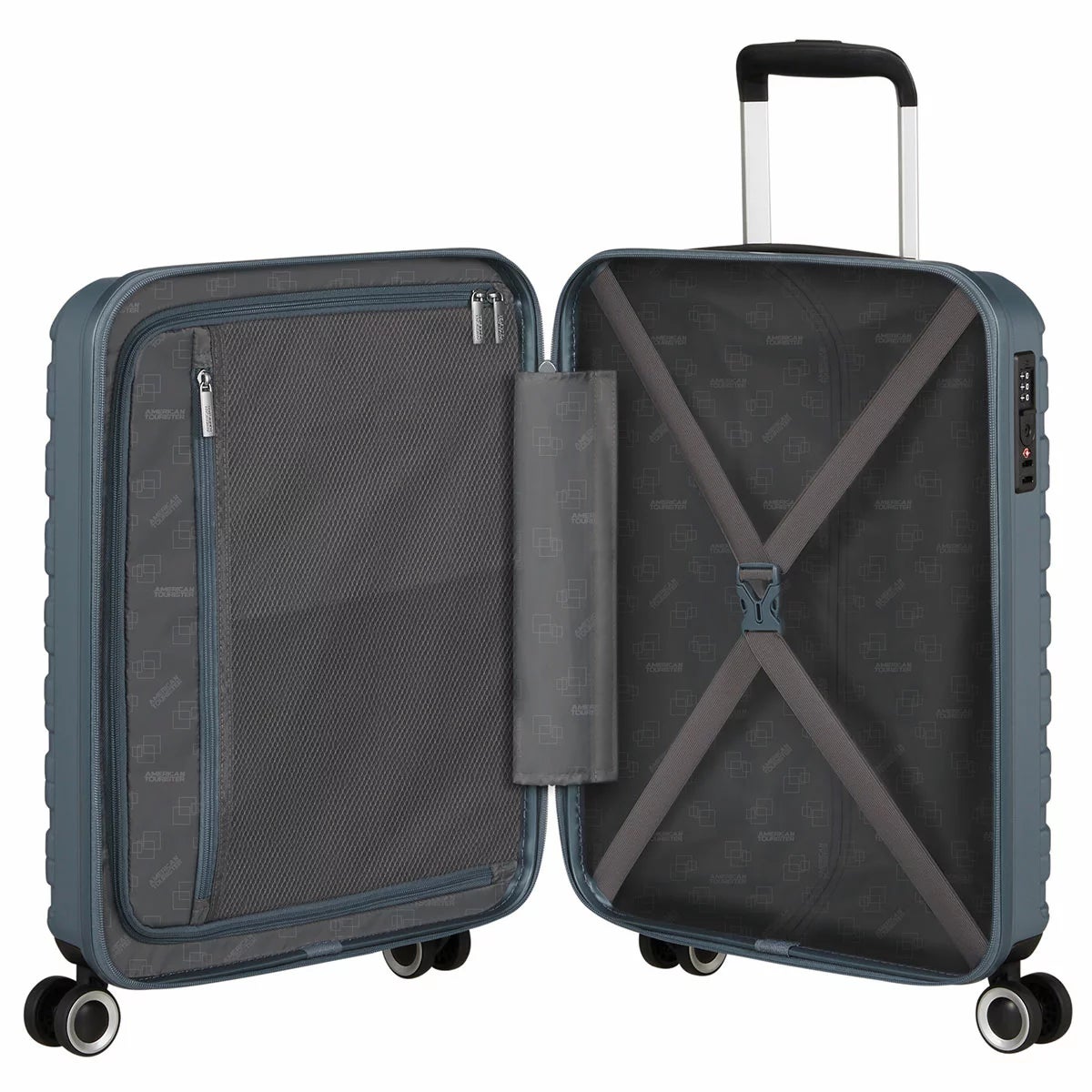 American Tourister Powerstack 3 Piece Luggage Set Spinner Case, view 34
