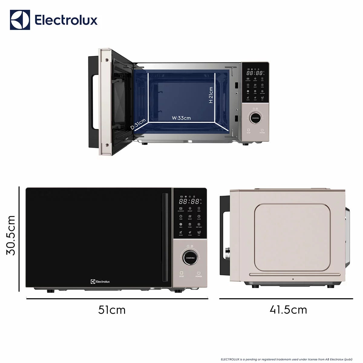 Electrolux 25L Combination Microwave, view 16