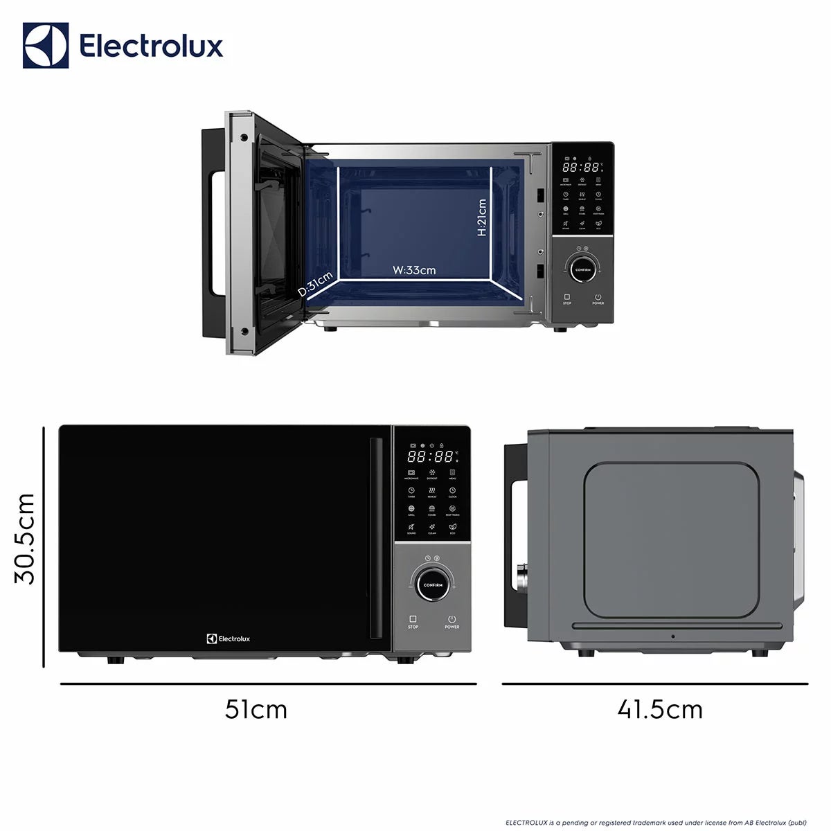 Electrolux 25L Combination Microwave, view 10