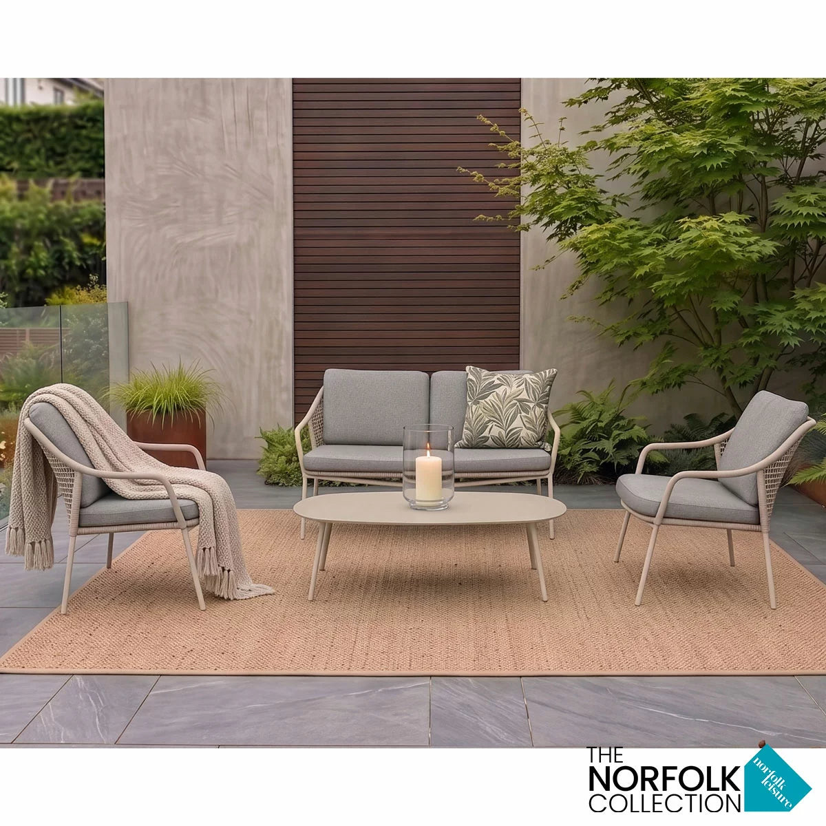 Norfolk Leisure Aston 4 Piece Patio Set