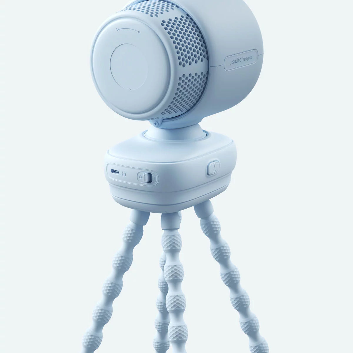 JisuLife Stroller Fan 3 in Blue, view 2