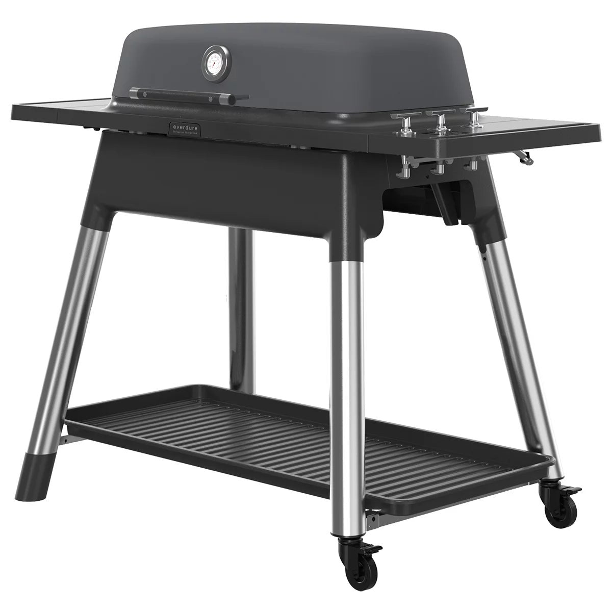 Everdure Force 2 Burner Gas Barbecue in Graphite, view 2