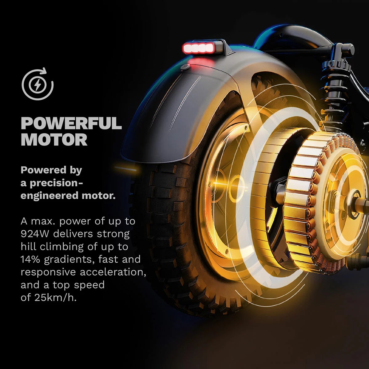 Pure Air6 Suspension Folding Electric Scooter, view 4