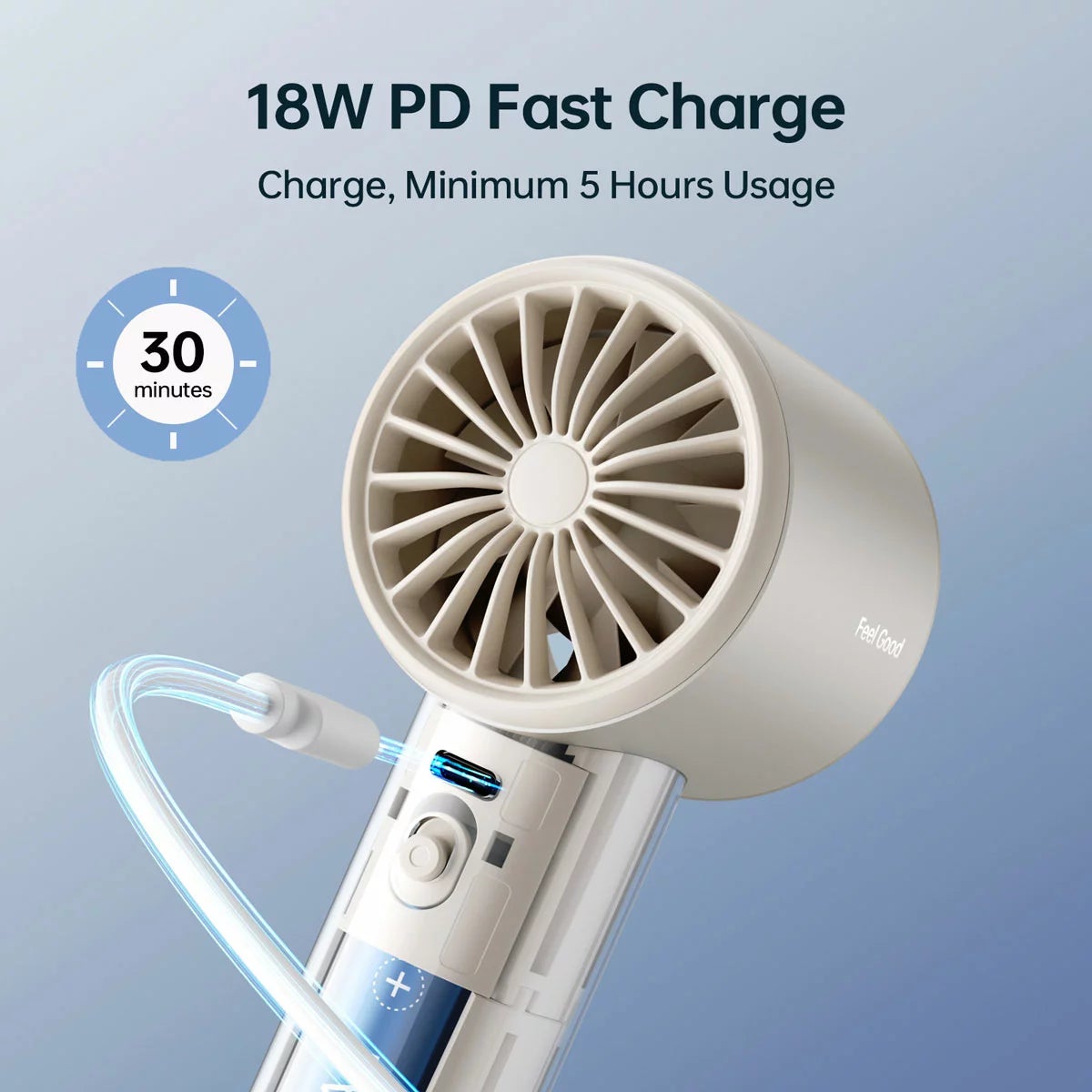 JisuLife Pro1 S Handheld Fan, view 5
