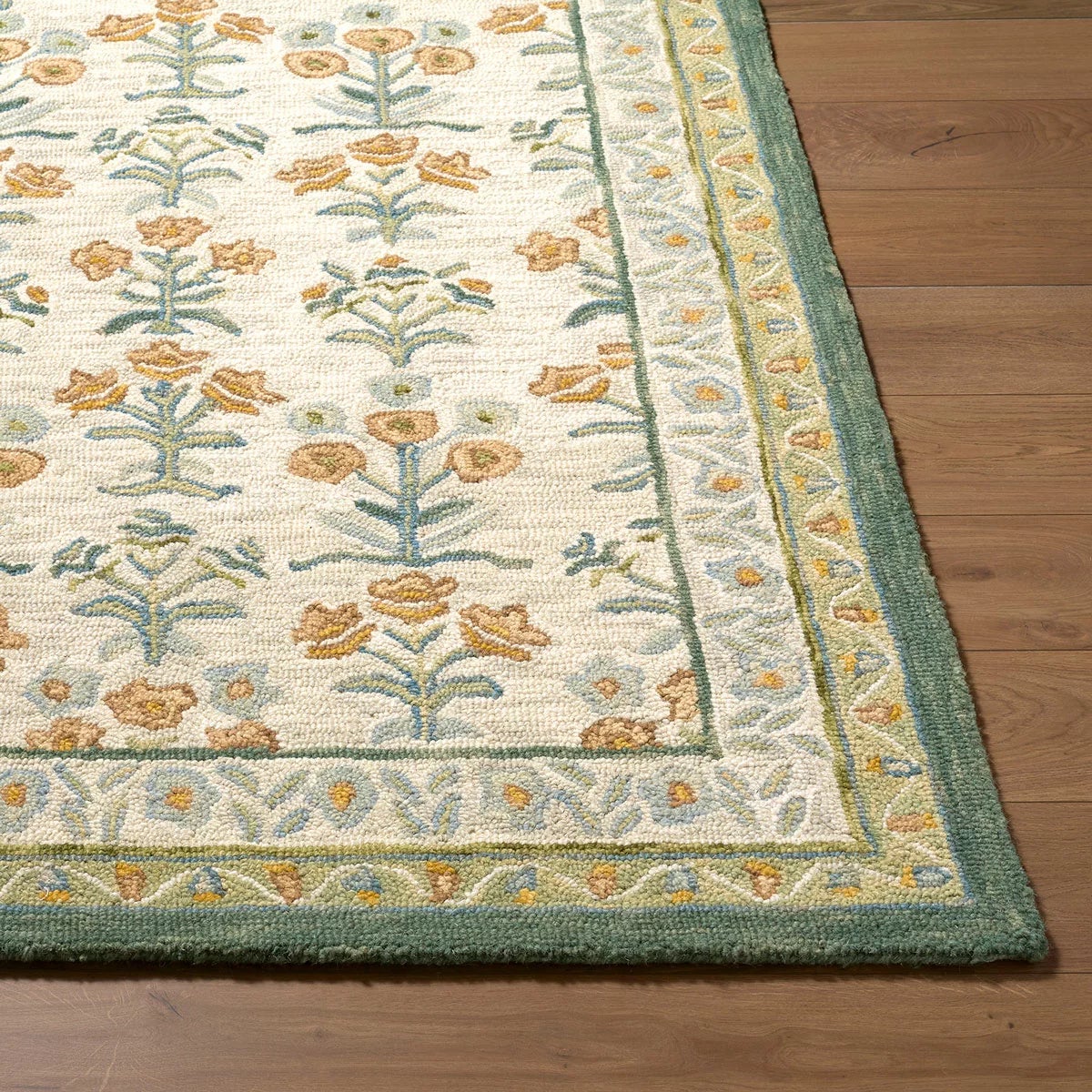 Livabliss Fairfax Green Wool Rug, In 2 Sizes, view 5