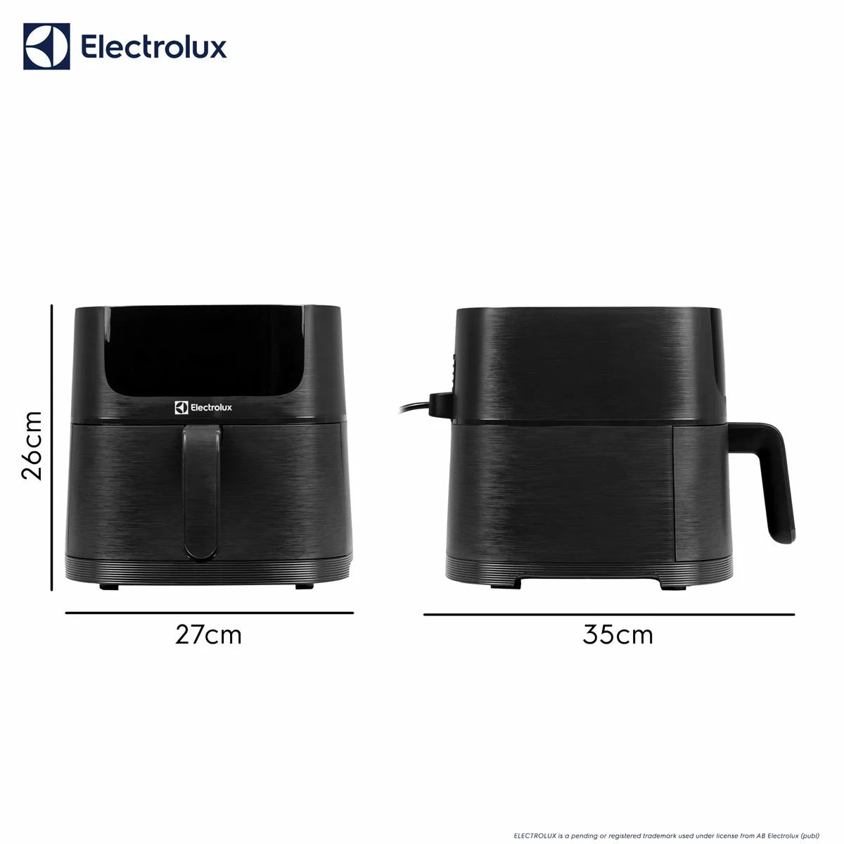Electrolux SDA2982ELGRY 4L Air Fryer in Grey, view 6