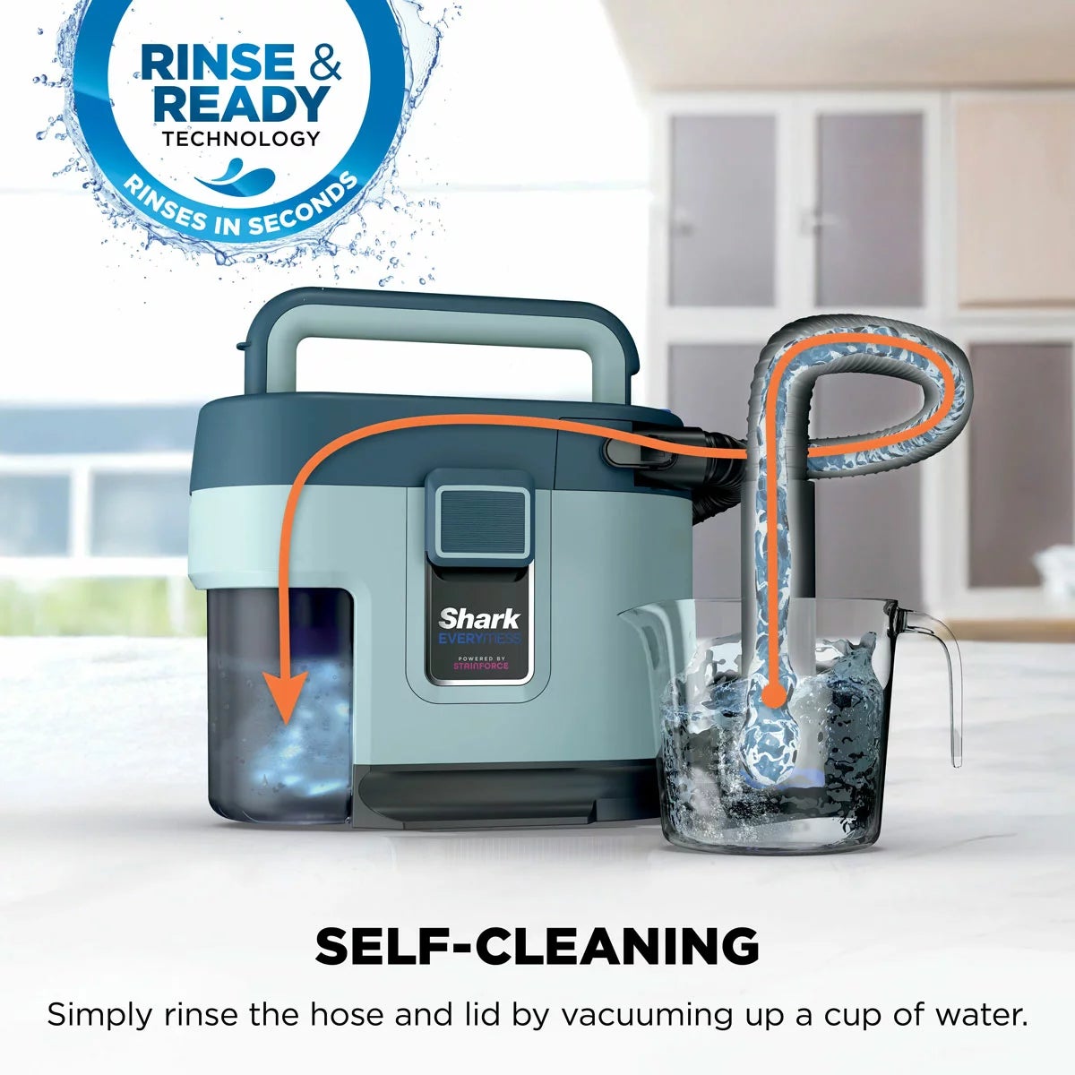 Shark VX110UK EveryMess Portable 3-in-1 Stain Eliminator, Wet & Dry Vacuum, view 2